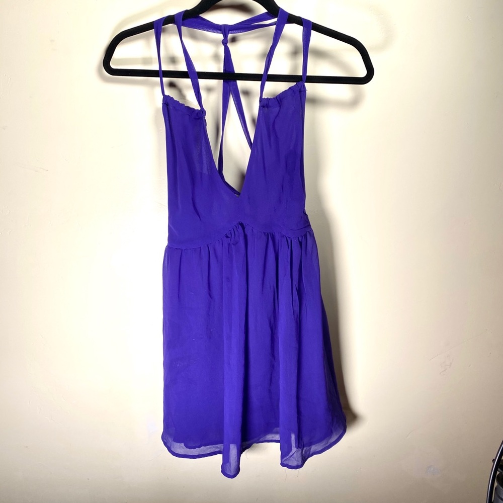 Vibrant blue dress